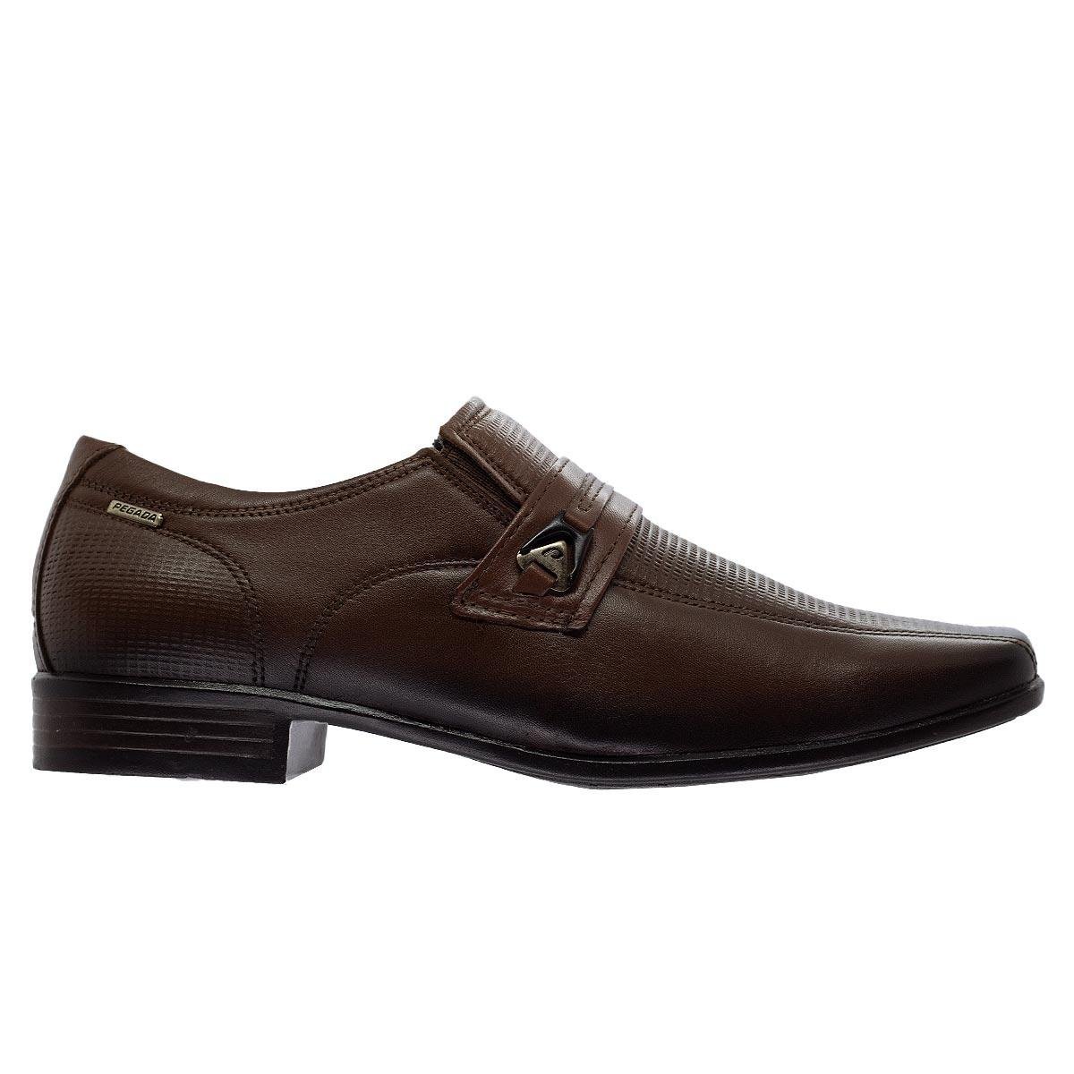 Sapato Social Masculino Pegada 121839 Marrom