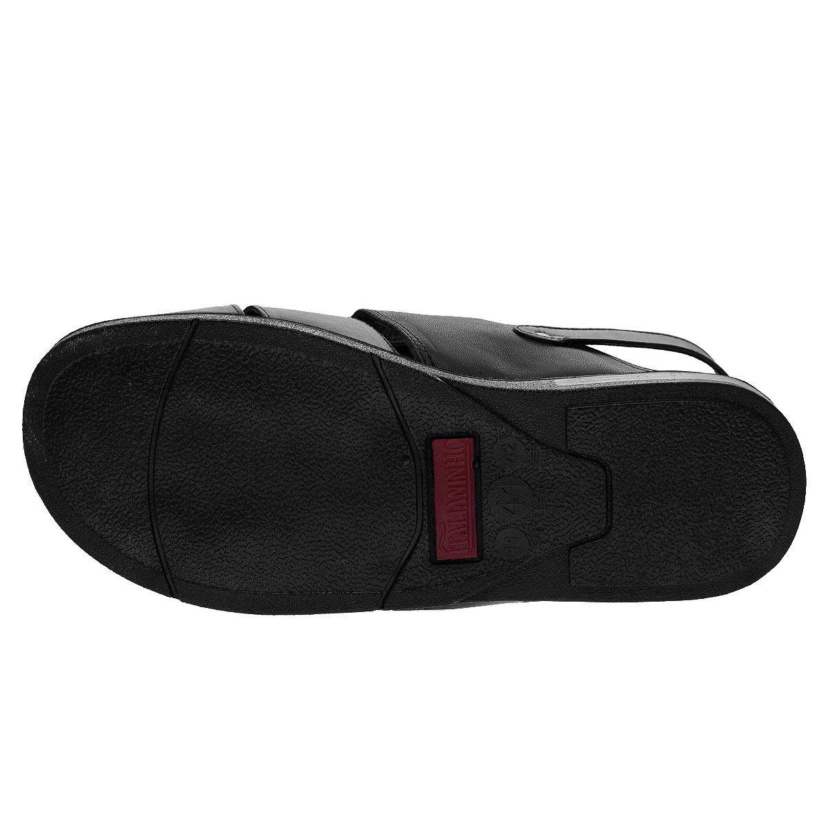 Sandália Masculina Italianinho 10340302 Preta Preto 4