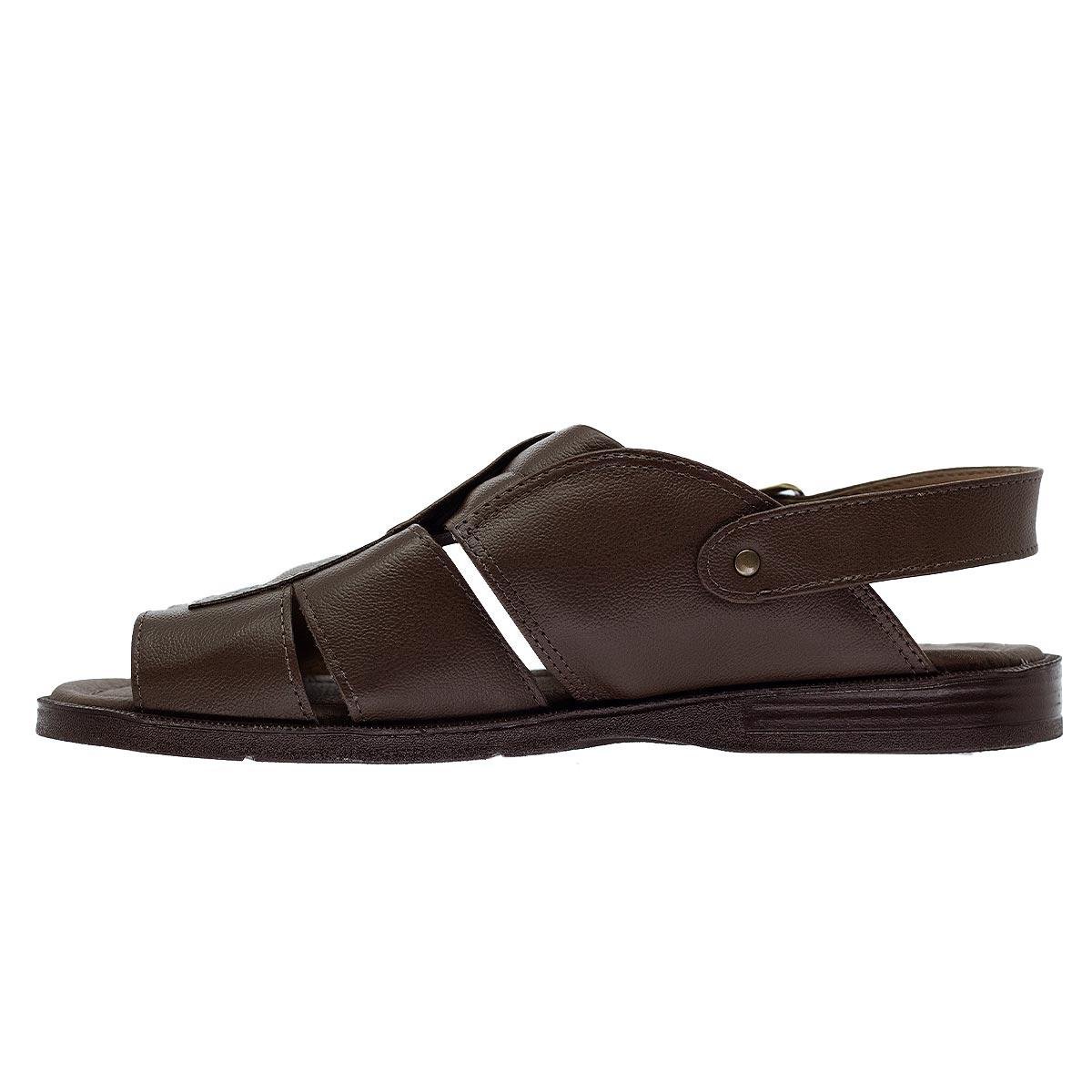 Sandália Masculina Italianinho 10340302 Marrom Marrom 2