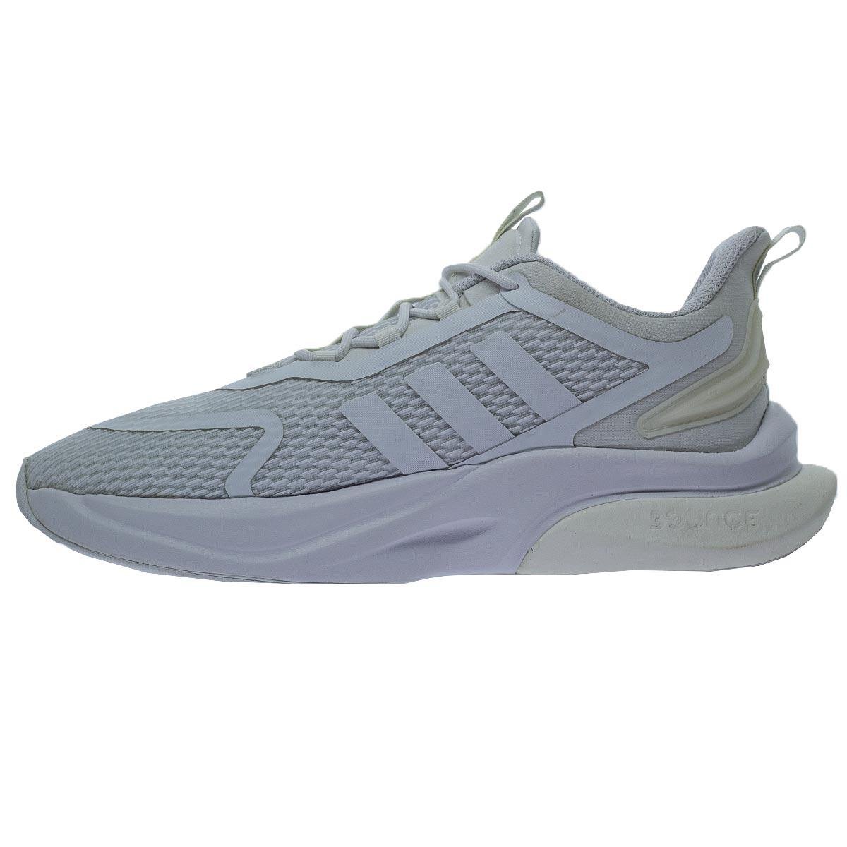 Tênis Esportivo Masculino Adidas AlphaBounce+ Branco Branco 2