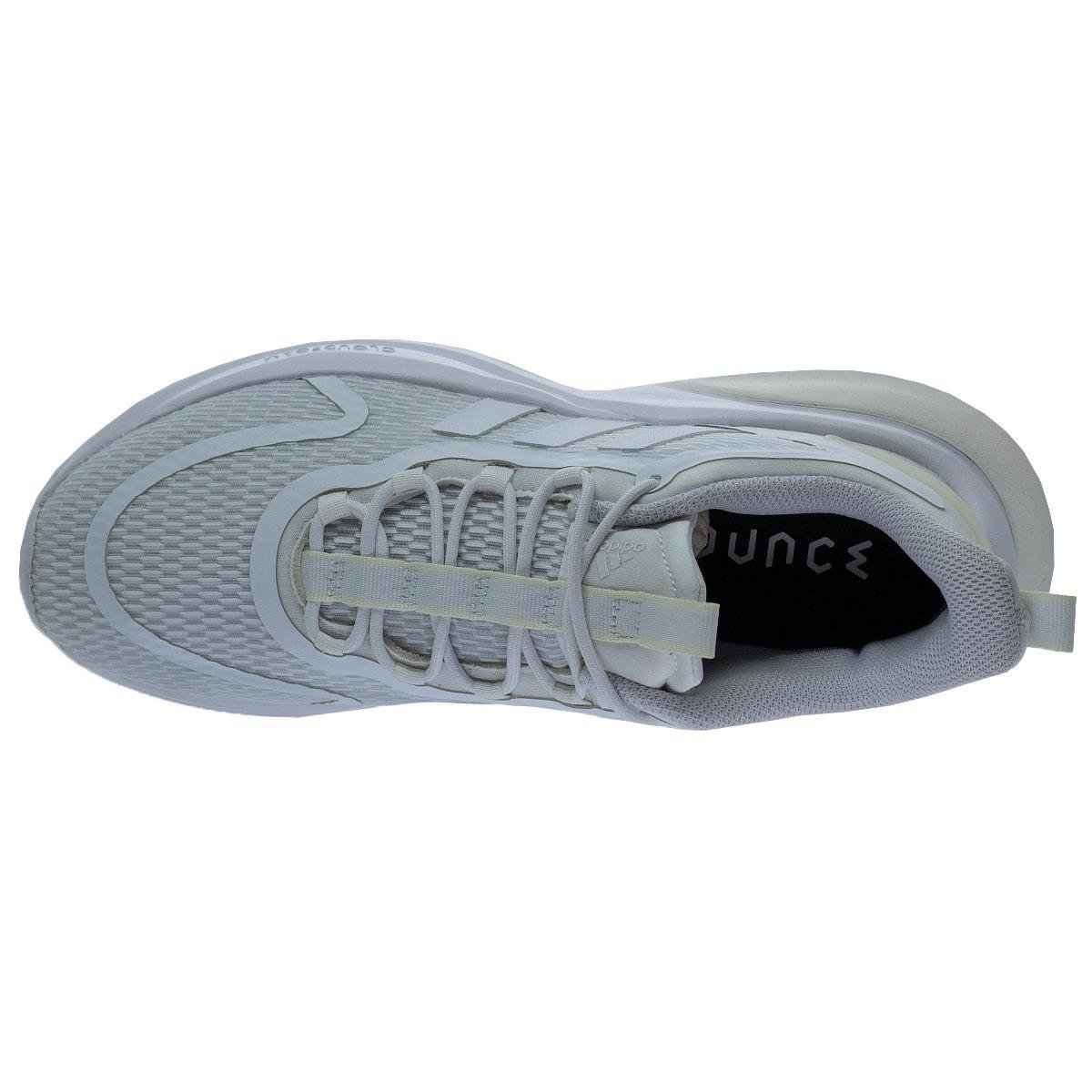 Tênis Esportivo Masculino Adidas AlphaBounce+ Branco Branco 3