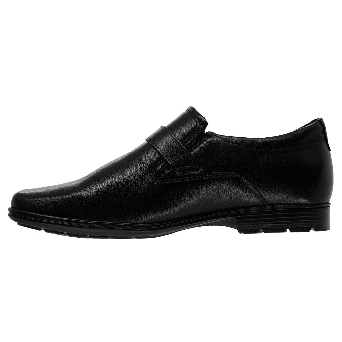 Sapato Social Pegada 122327 Couro Preto Preto 2