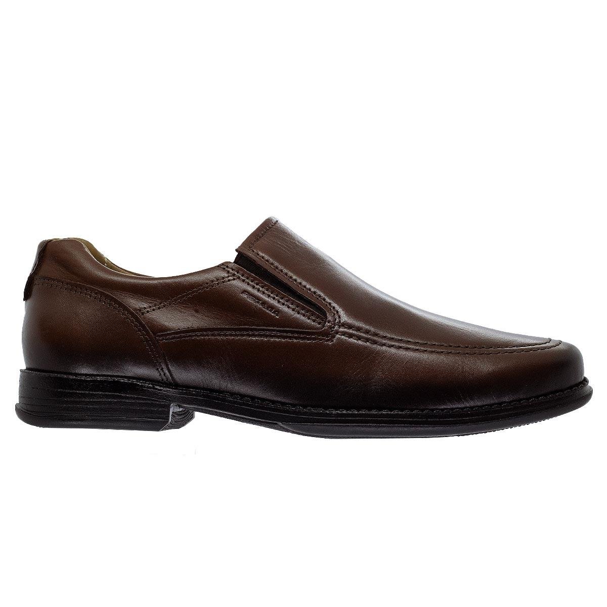 Sapato Social Masculino Pegada 123463 Marrom Marrom 1