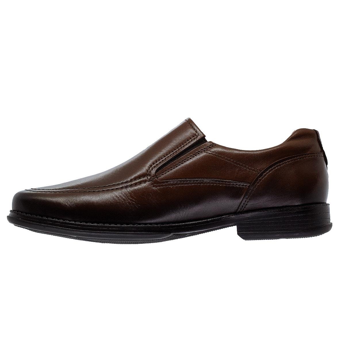 Sapato Social Masculino Pegada 123463 Marrom Marrom 2