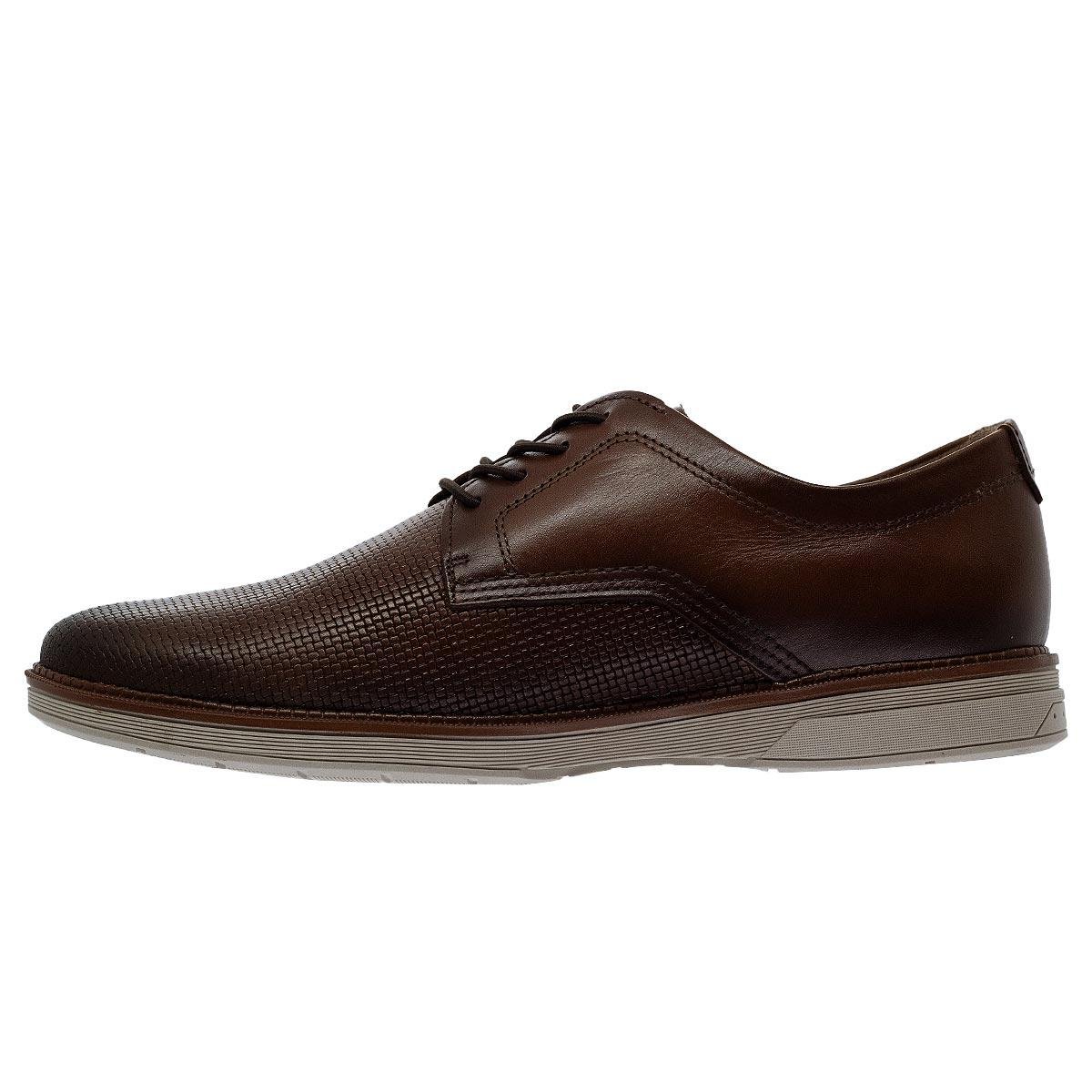 Sapato Social Masculino Pegada 126705 Marrom Marrom 2