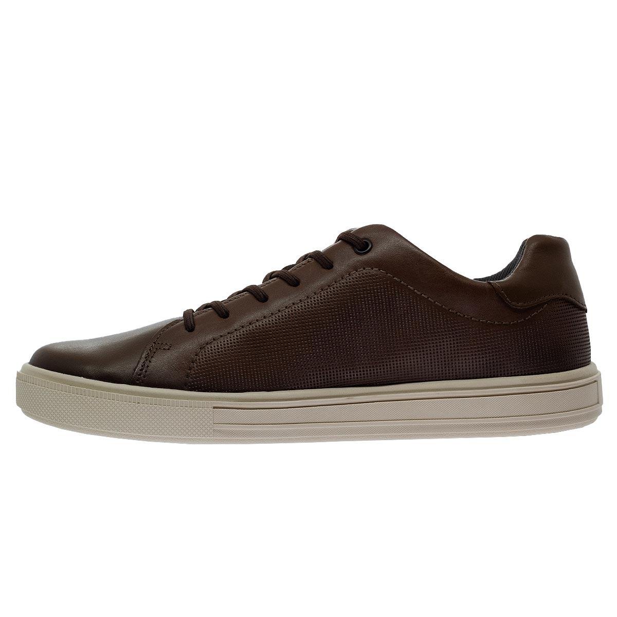Sapatênis Pegada Masculino 111501 Marrom Marrom 2