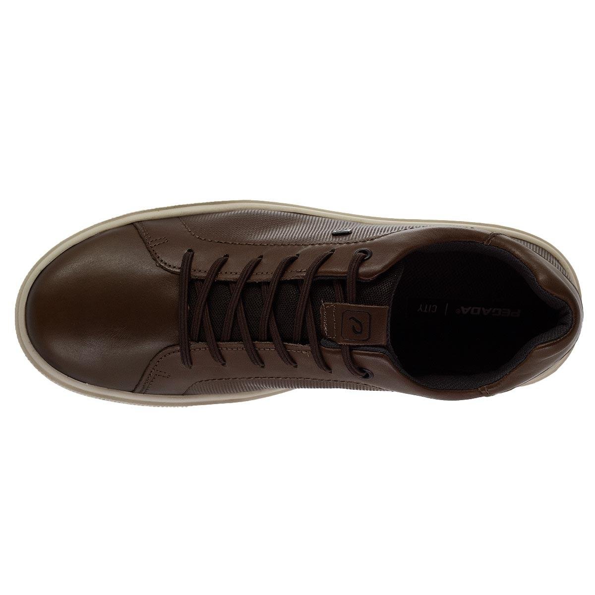 Sapatênis Pegada Masculino 111501 Marrom Marrom 3