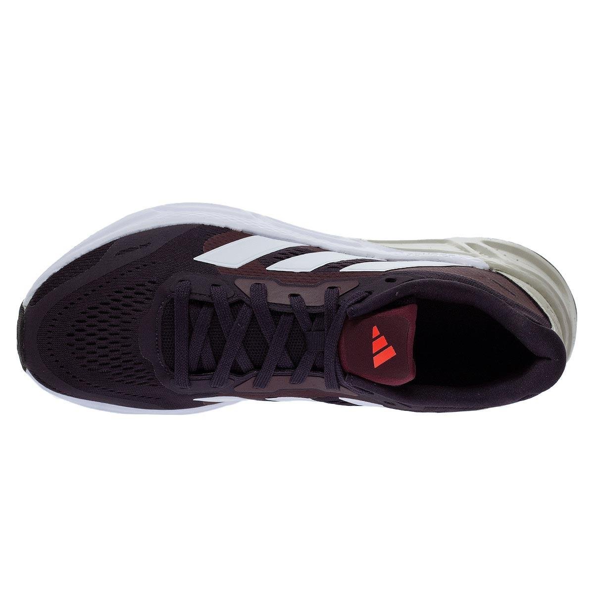 Tênis Esportivo Adidas Masculino Questar 2 M Vinho Bordô 3