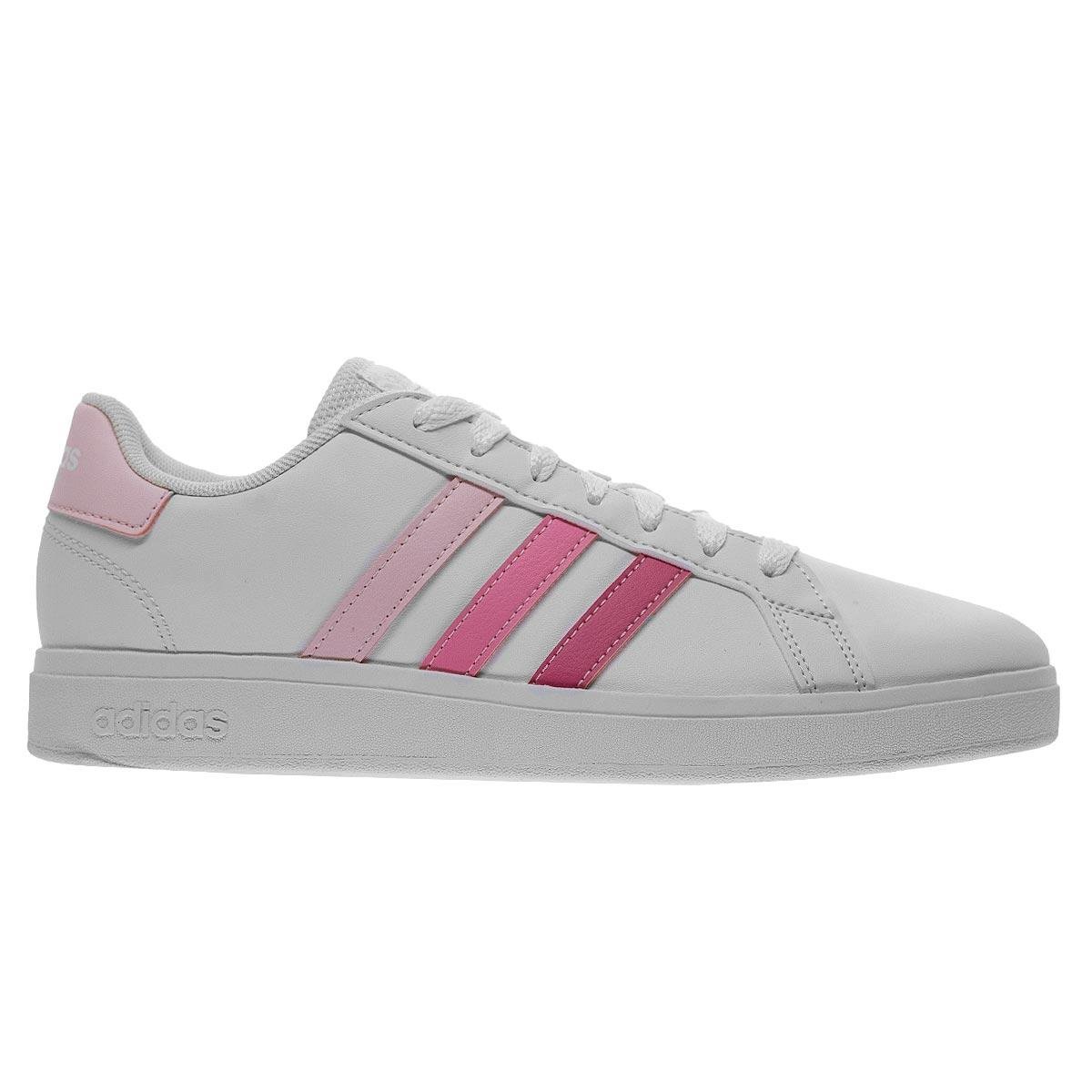 Tênis Casual Infantil Menina Adidas Grand Court 2.0 K Branco