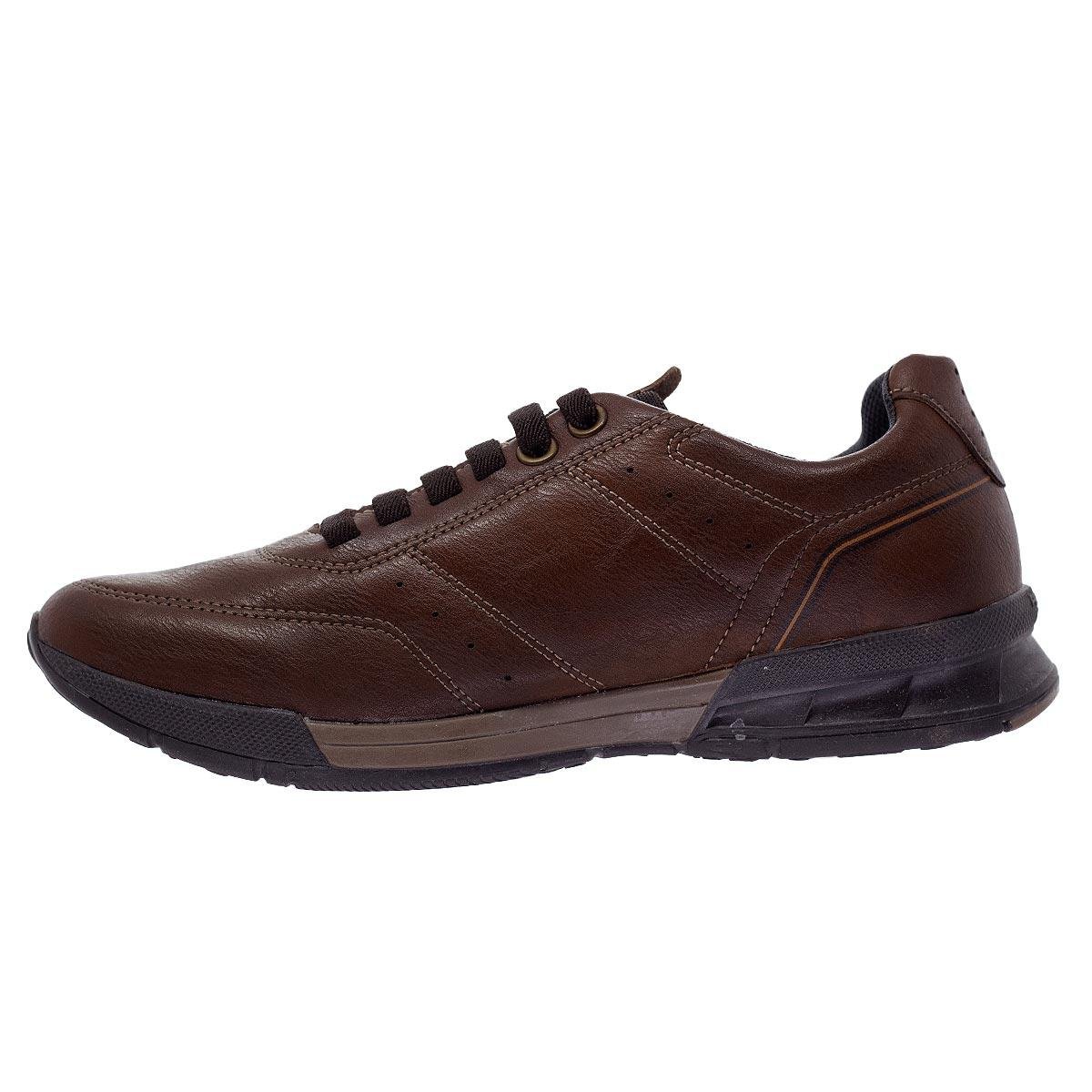 Sapatênis Masculino Pegada 172204 Marrom Pinhão 2