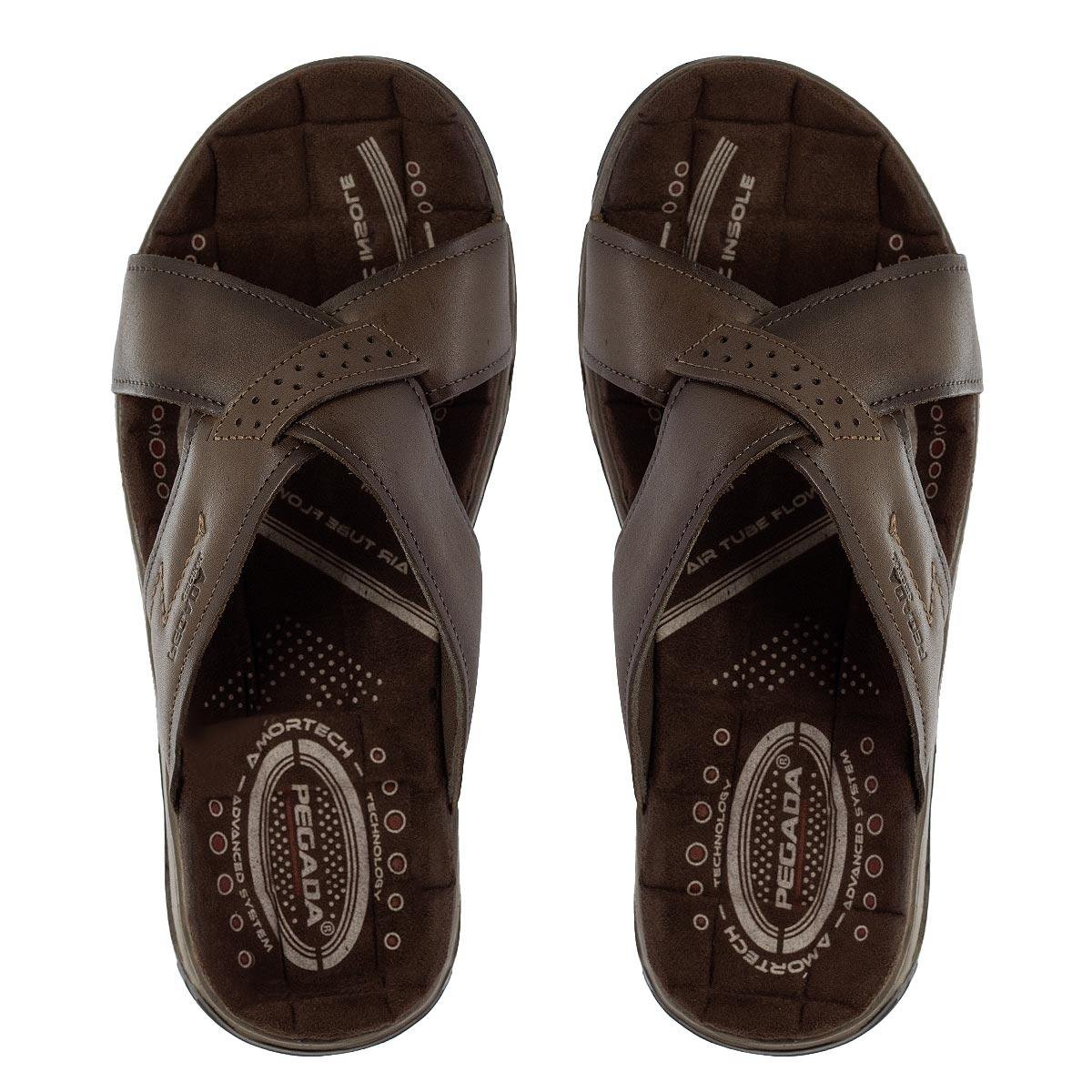 Chinelo Masculina Pegada 131661 Marrom