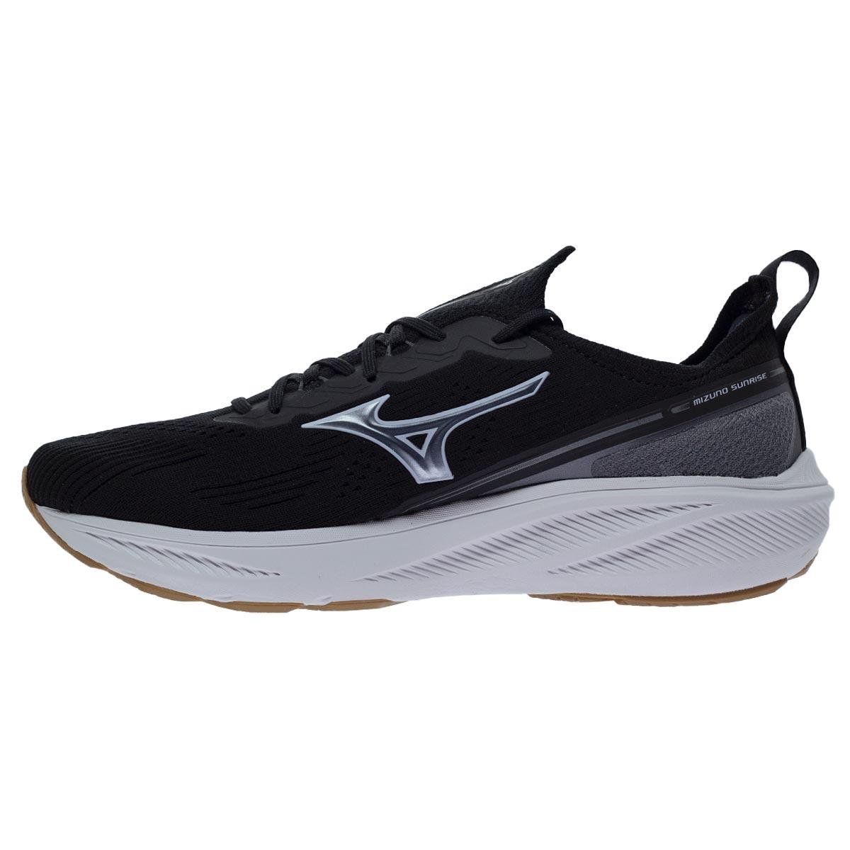 Tênis Esportivo Masculino Mizuno Sunrise Preto Preto 2