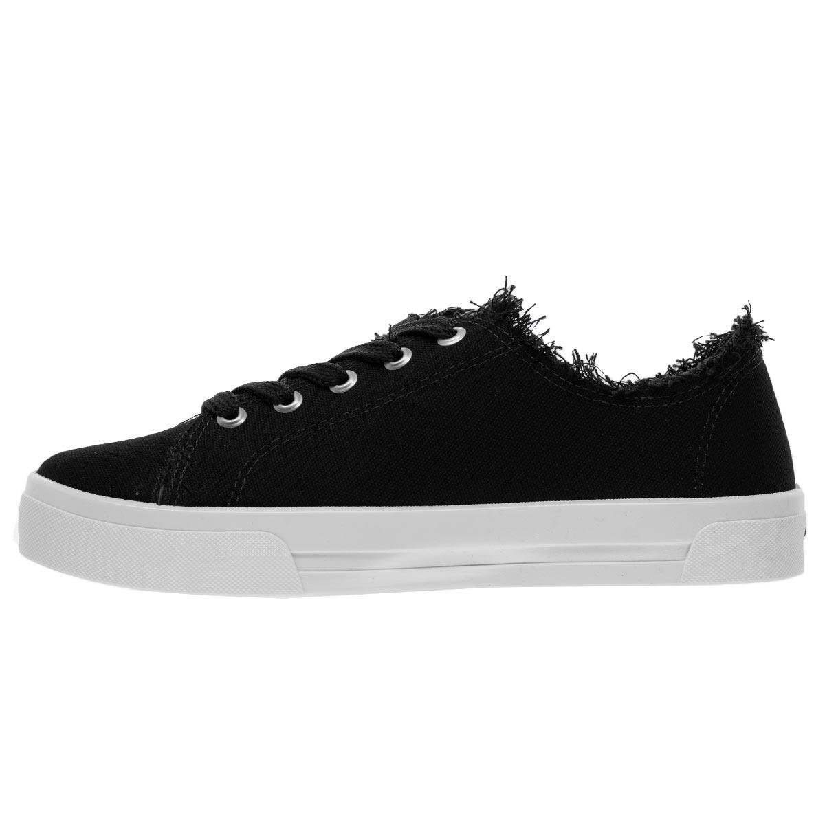 Tênis Feminino Casual Moleca 5667.322 Preto Preto 2