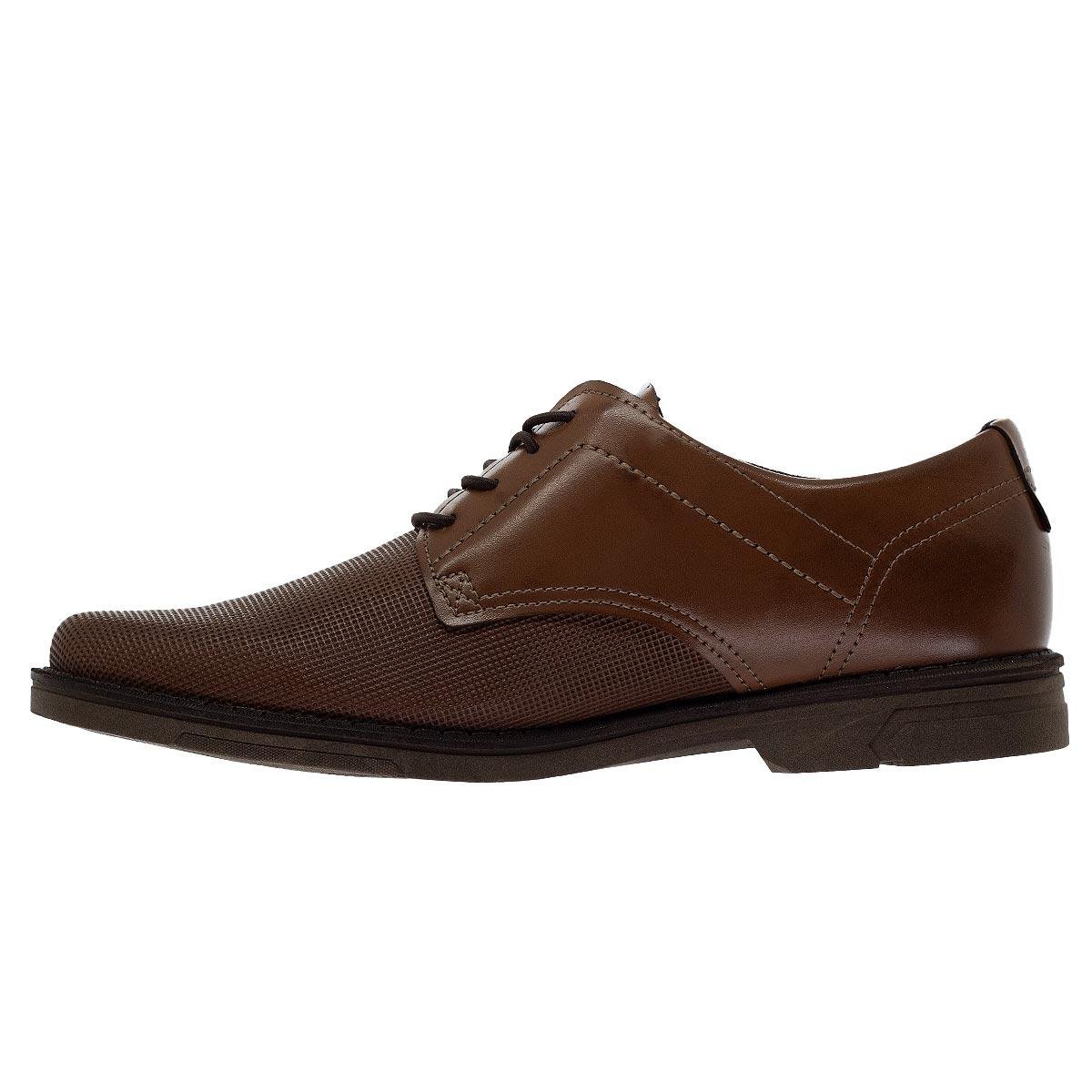 Sapato Social Masculino Pegada 175101 Marrom Pinhão 2