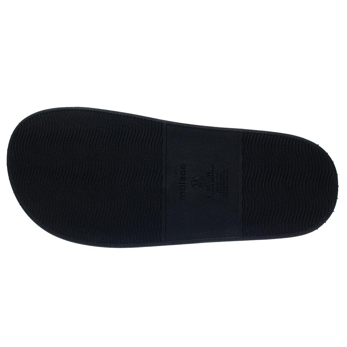 Tamanco Feminino Papete Moleca 5469.118 Preto Preto 4
