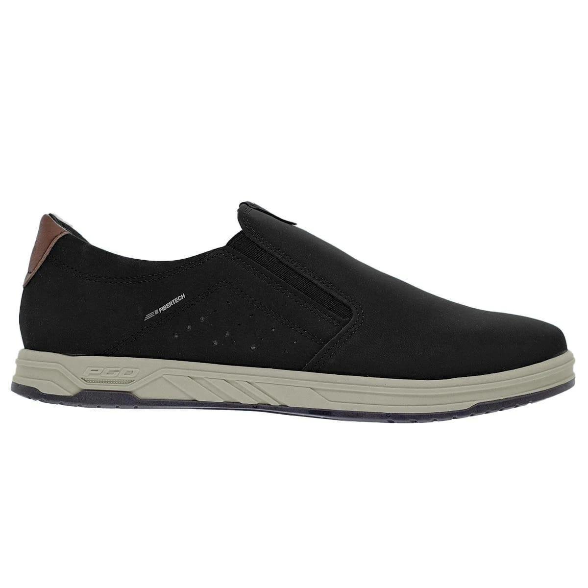 Sapatênis Slip On Masculino Pegada 172004 Preto