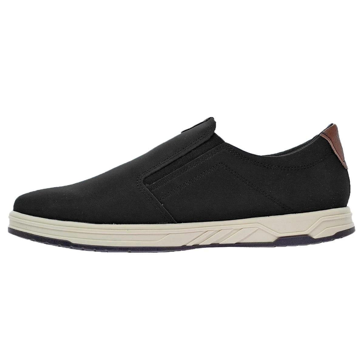 Sapatênis Slip On Masculino Pegada 172004 Preto Preto 2