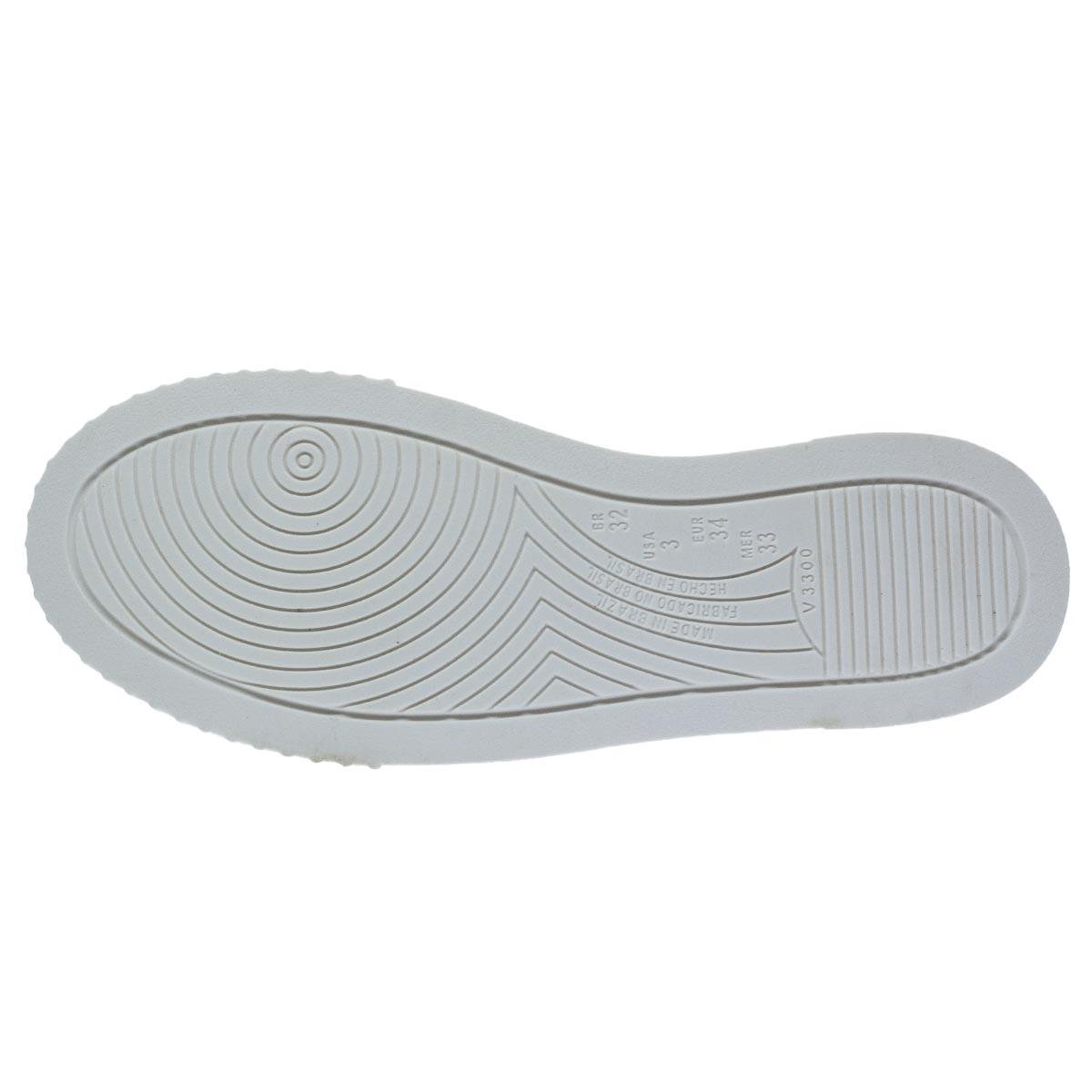 Tênis Casual Infantil Menina Pink Cats V5803 Offwhite Off White 4