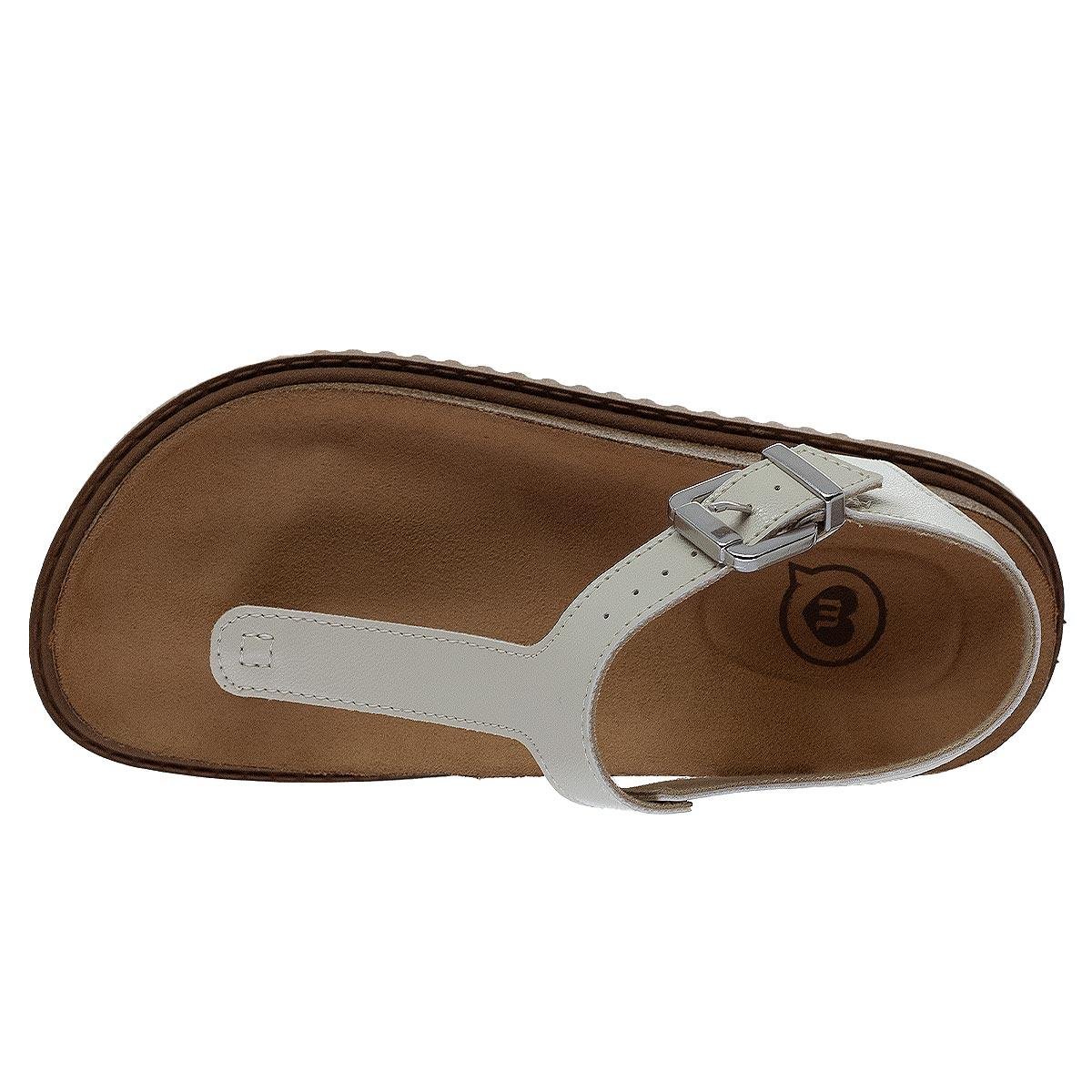 Sandália Rasteira Infantil Menina Molekinha 2357.112 Offwhite Off White 3