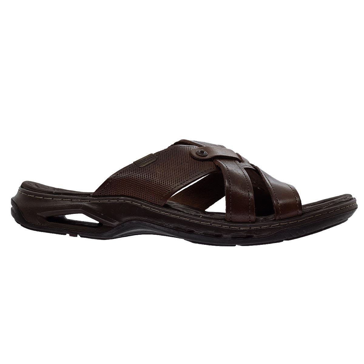 Chinelo Masculino Pegada 133202 Marrom Marrom 2