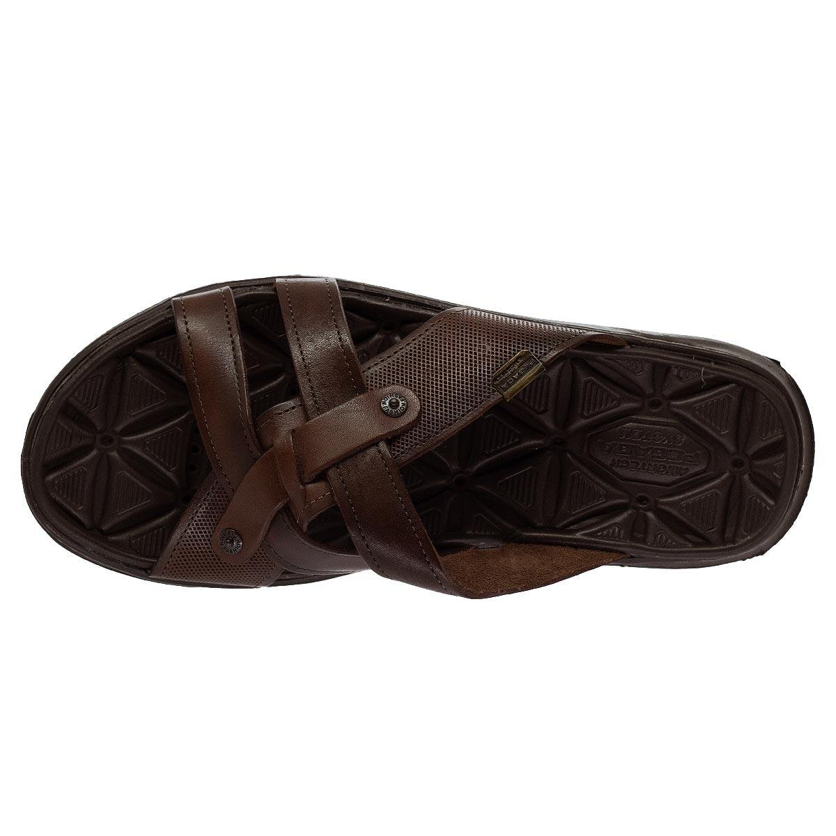 Chinelo Masculino Pegada 133202 Marrom Marrom 4