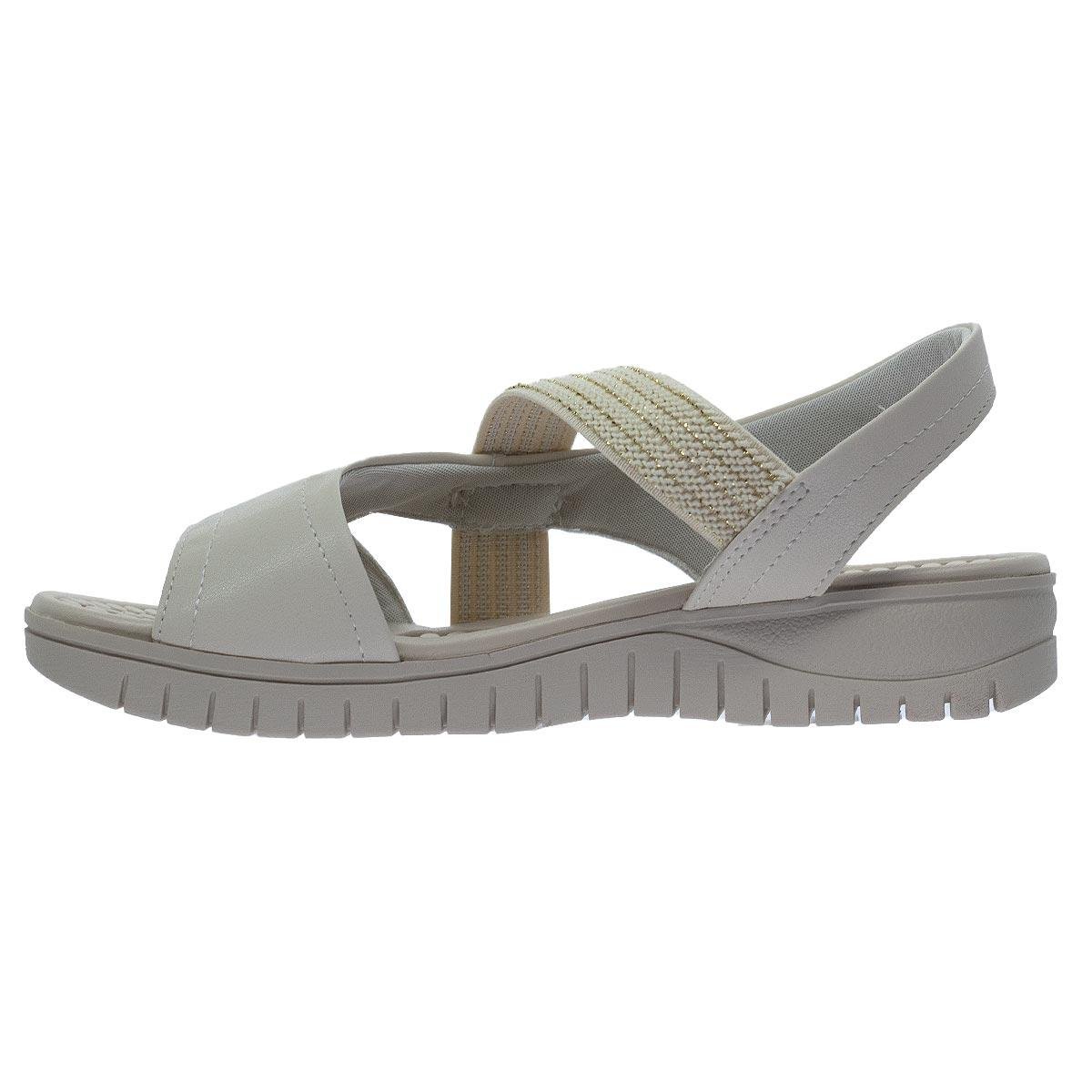 Sandália Rasteira Feminina Campesi CP351 Offwhite Off White 2
