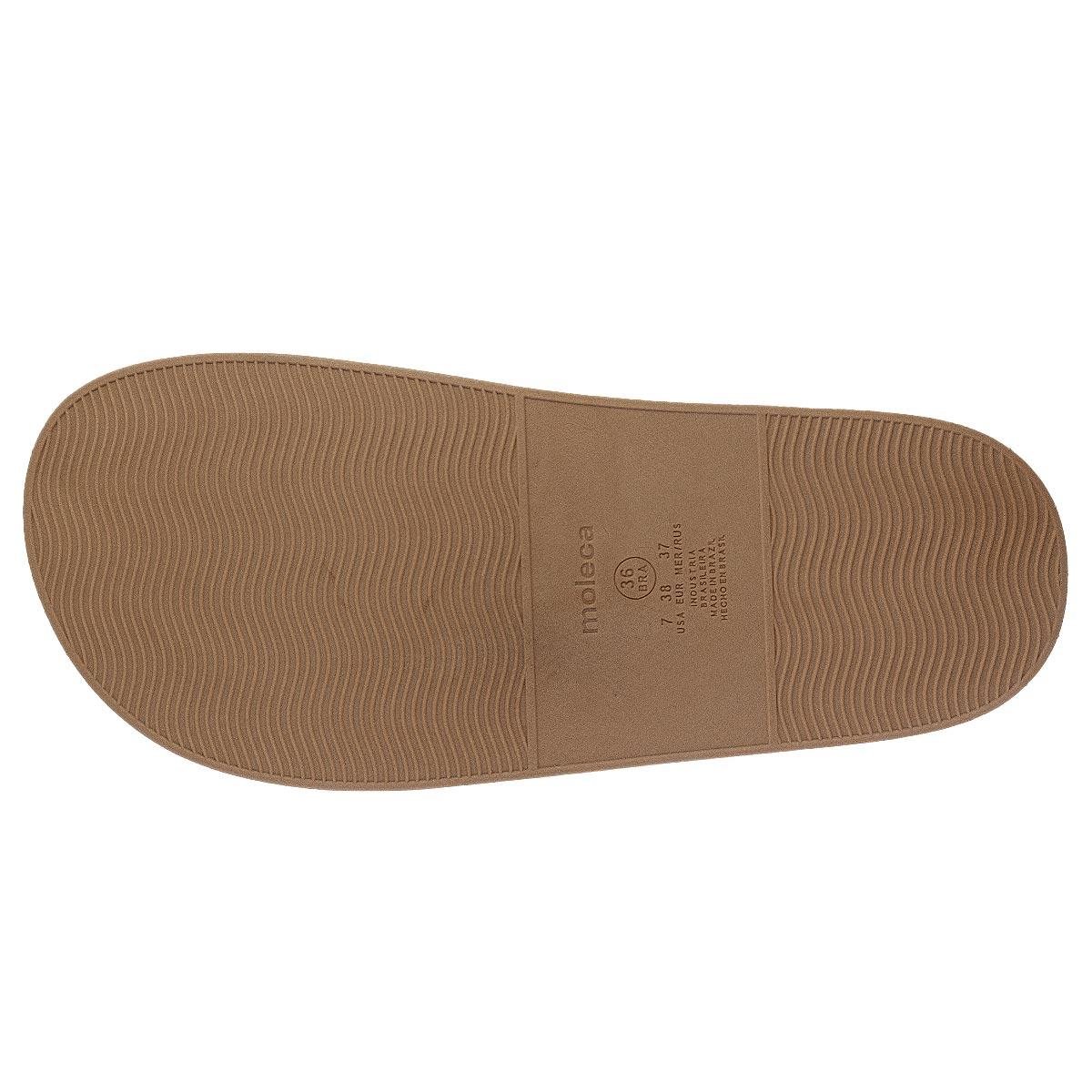 Tamanco Papete Feminino Moleca 5469.121 Bege Bege 4