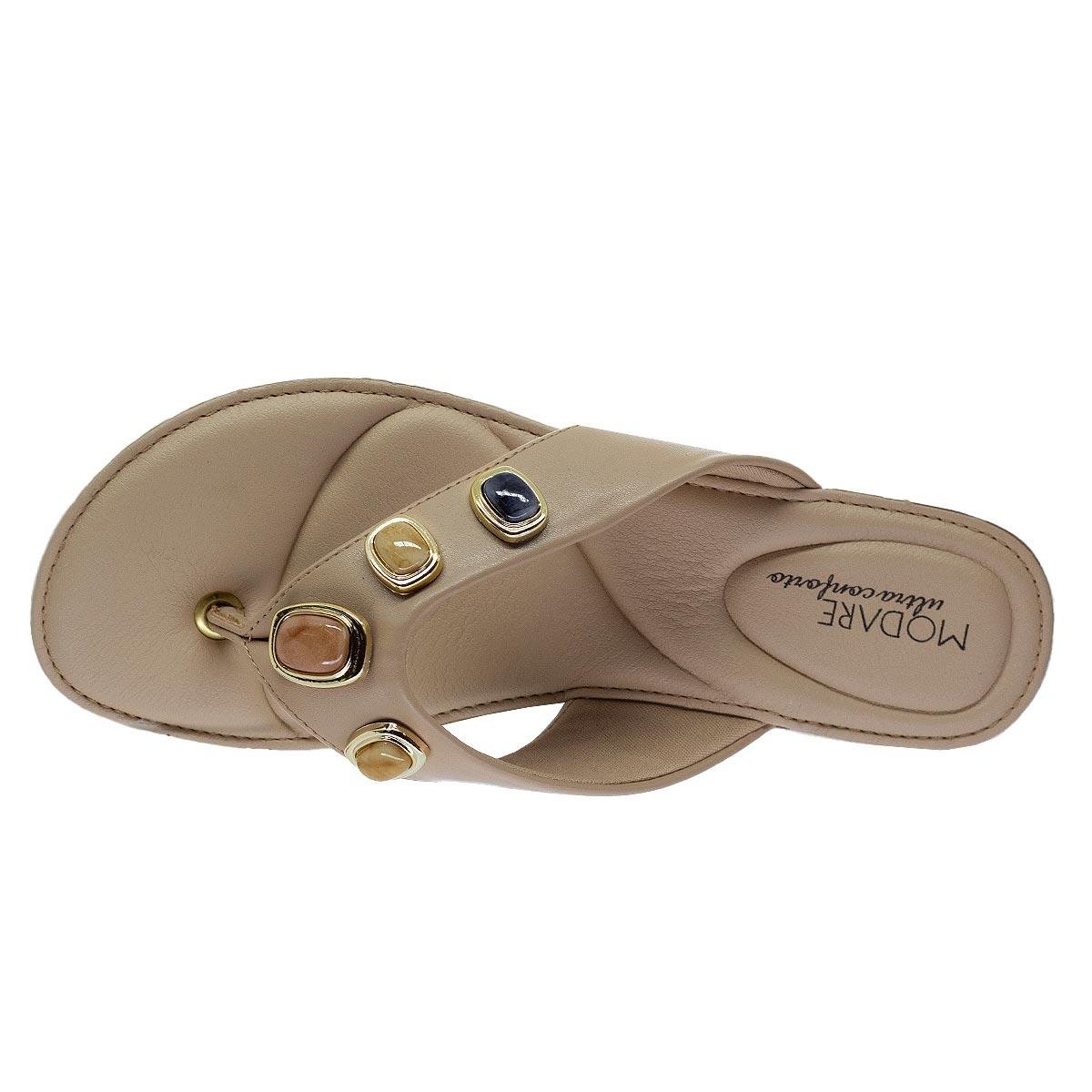 Tamanco Feminino Modare 7199.109 Bege Bege 3