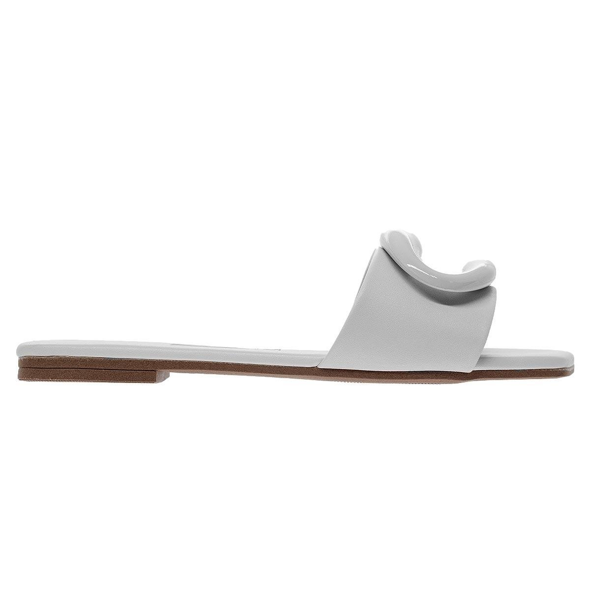 Tamanco Rasteiro Feminina Vizzano 6553.101 OffWhite