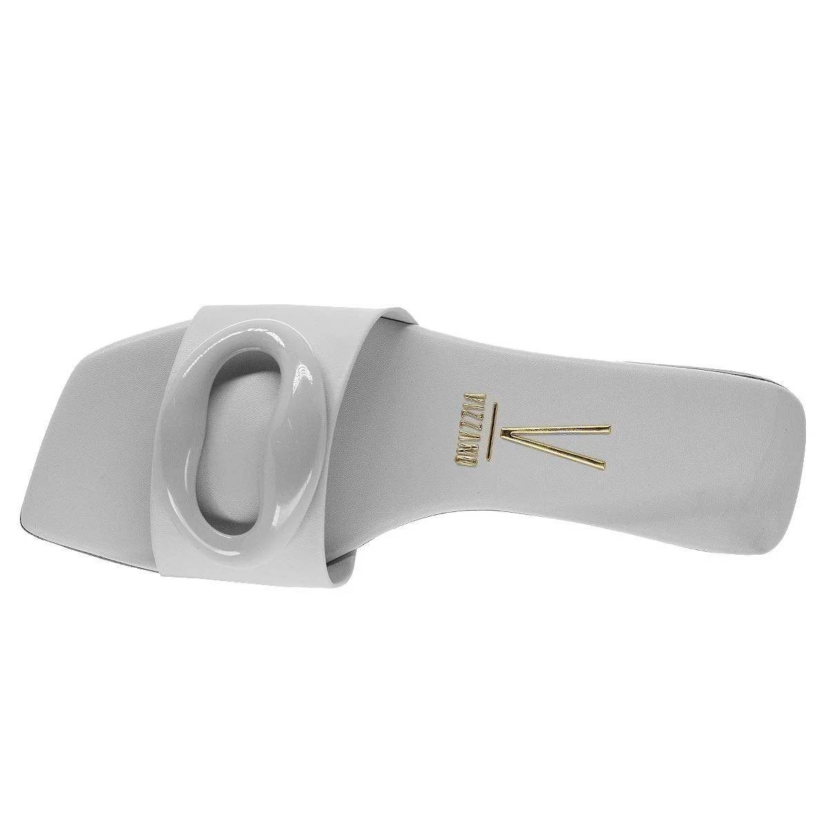 Tamanco Rasteiro Feminina Vizzano 6553.101 OffWhite Branco 3