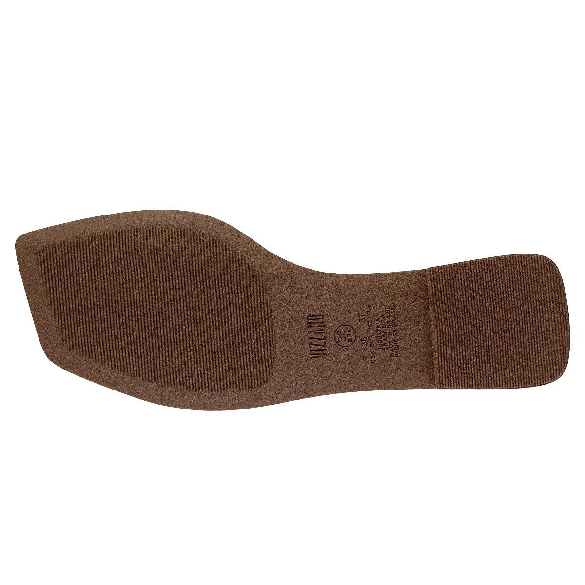 Tamanco Rasteiro Feminina Vizzano 6553.101 OffWhite Branco 4