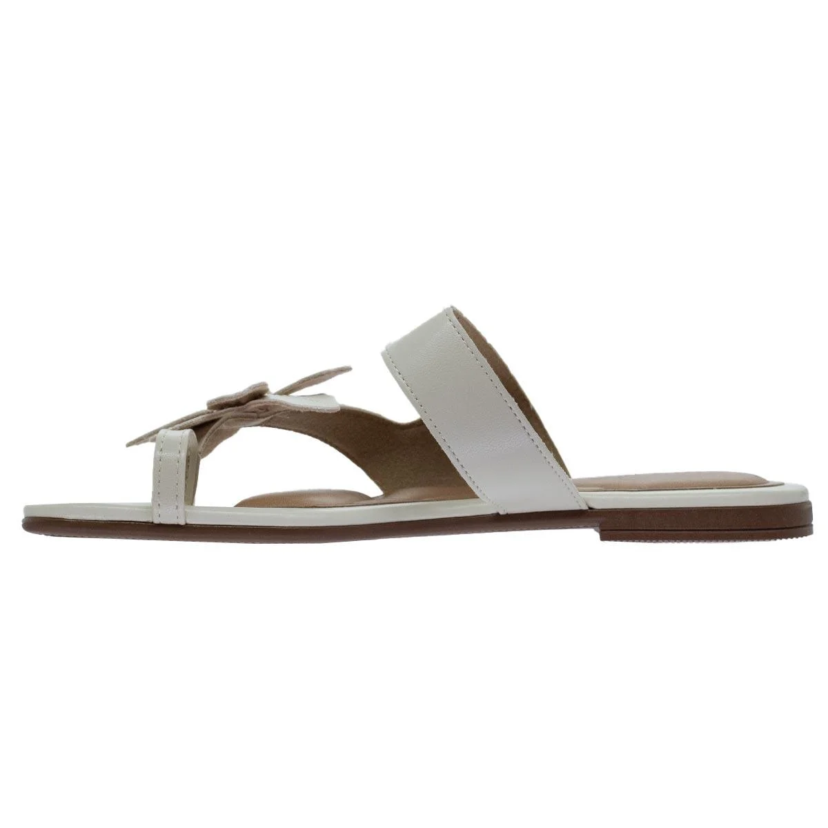 Tamanco Rasteiro Feminina Beira Rio 8560.105 OffWhite Branco 2