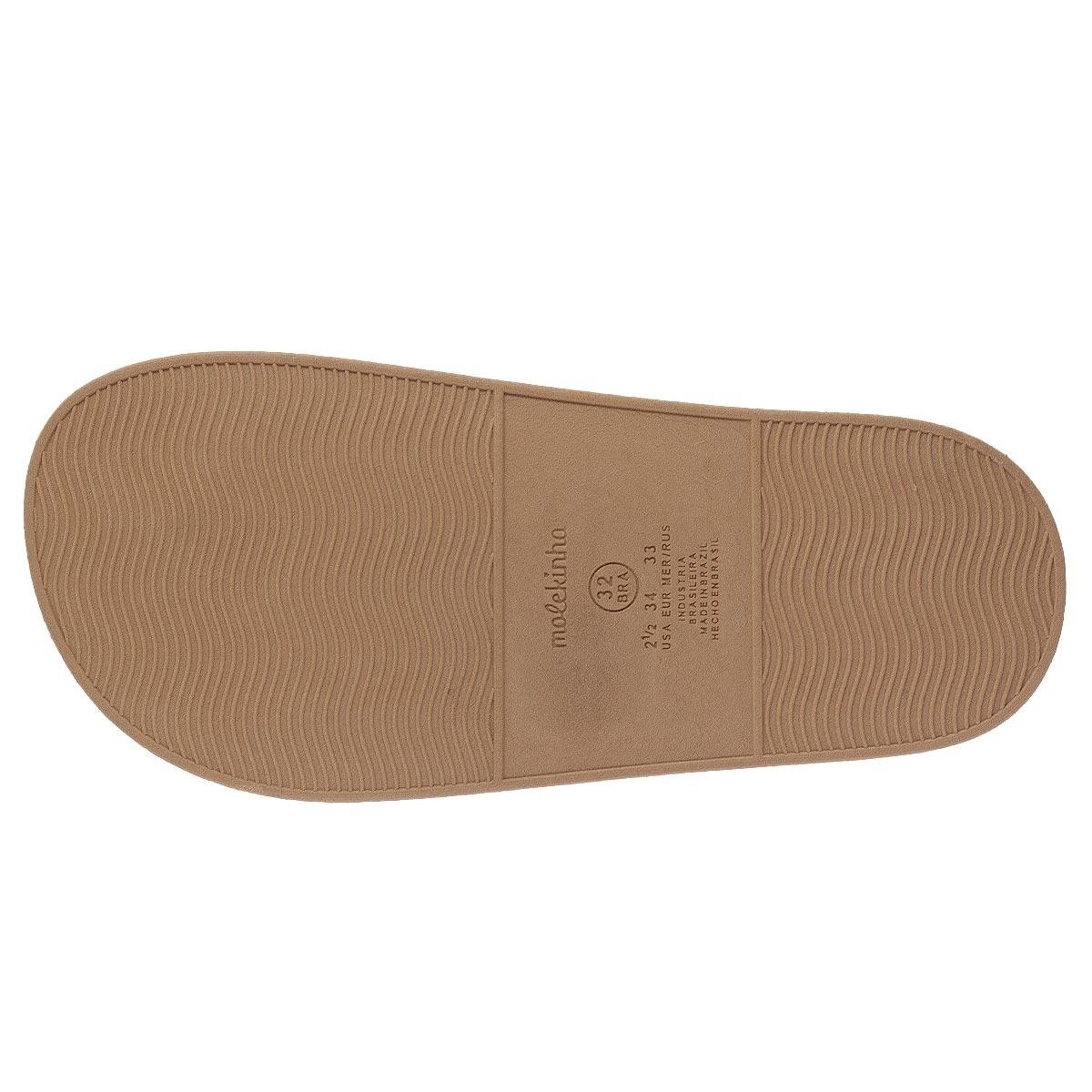 Tamanco infantil Menina Molekinha 2358.100 Nude Nude 4