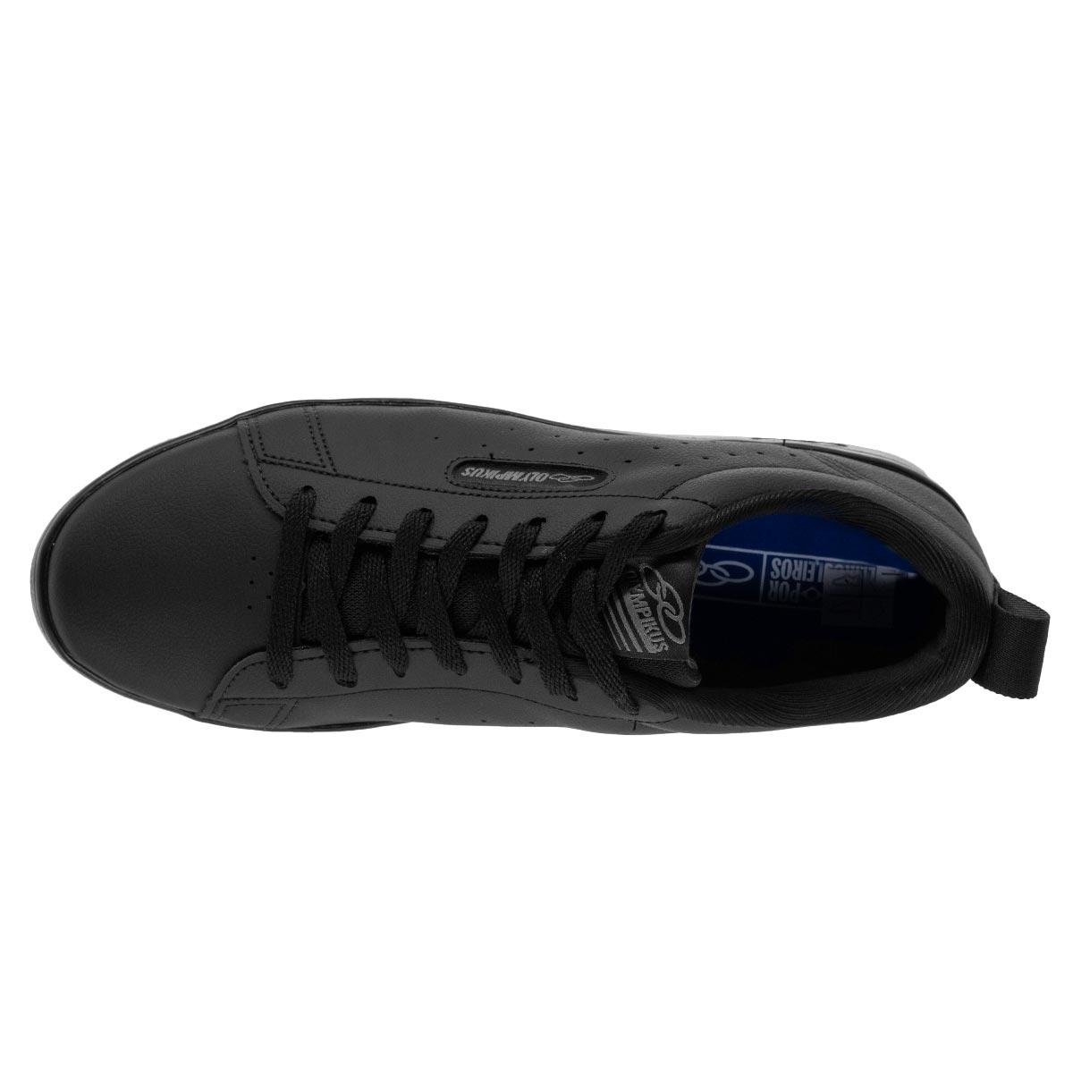 Tênis Casual Olympikus Masculino Only 2 Preto Preto 3