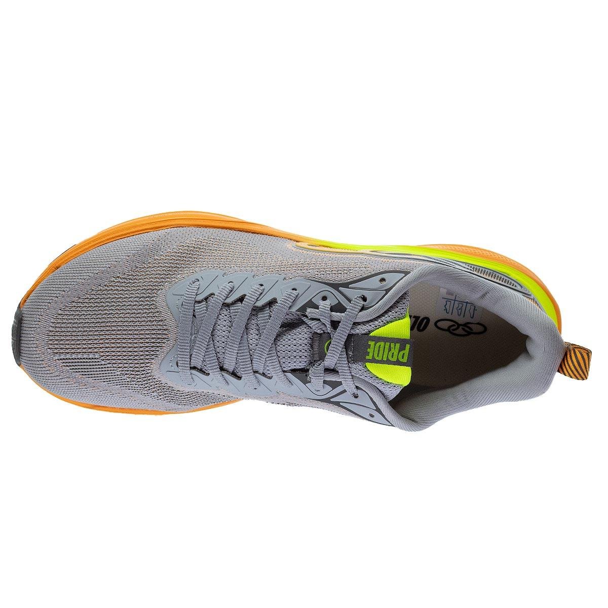 Tênis Esportivo Masculino Olympikus Corrida Pride 4 Cinza Cinza/Laranja 3