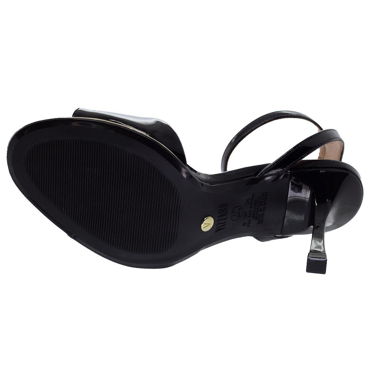 Sandália Salto Alto Feminina Vizzano 6552.101 Preto Preto 4