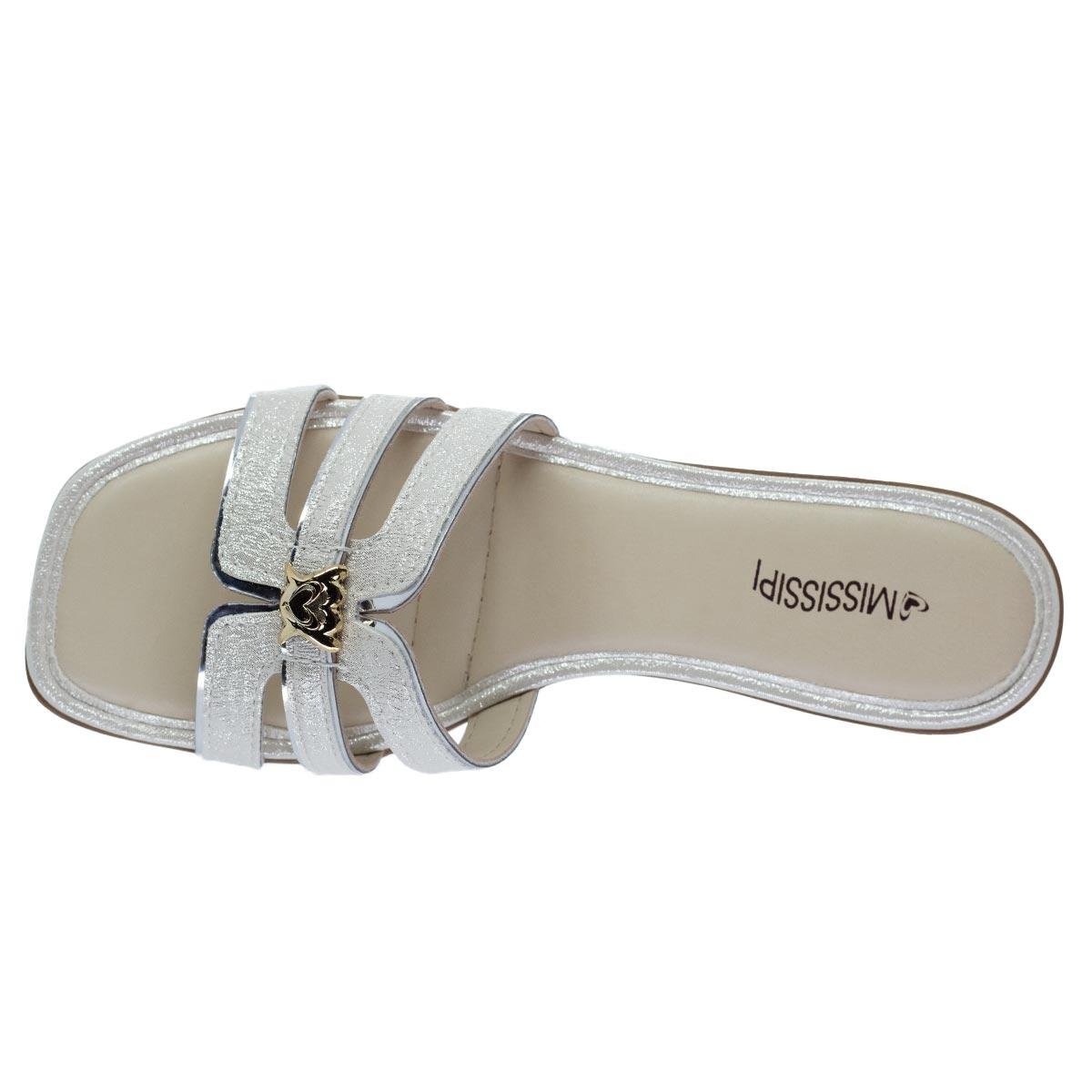 Tamanco Feminina Mississipi MF891 Offwhite Gelo 3