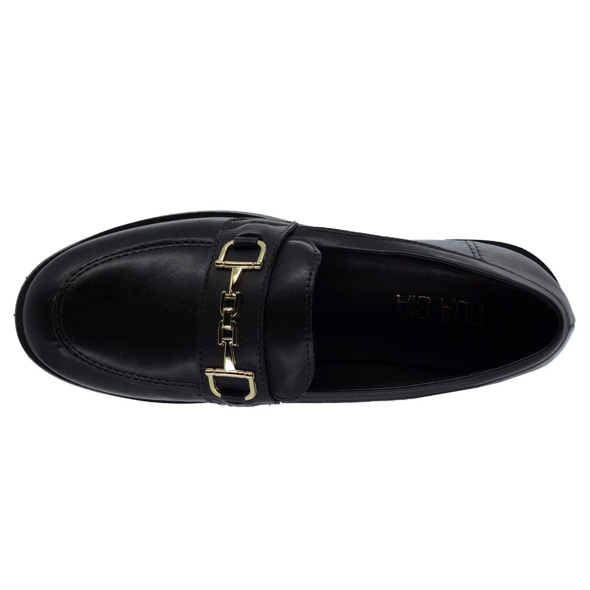 Mocassim Feminino Sua Cia 8347 Preto Preto 3