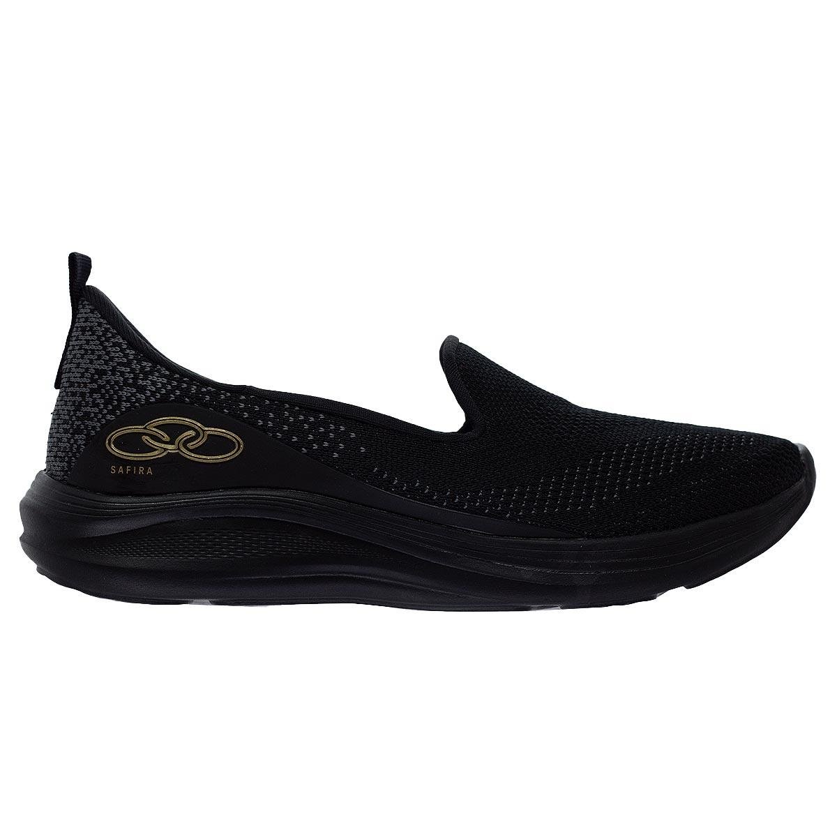 Tênis Slip On Feminino Olympikus Safira Preto