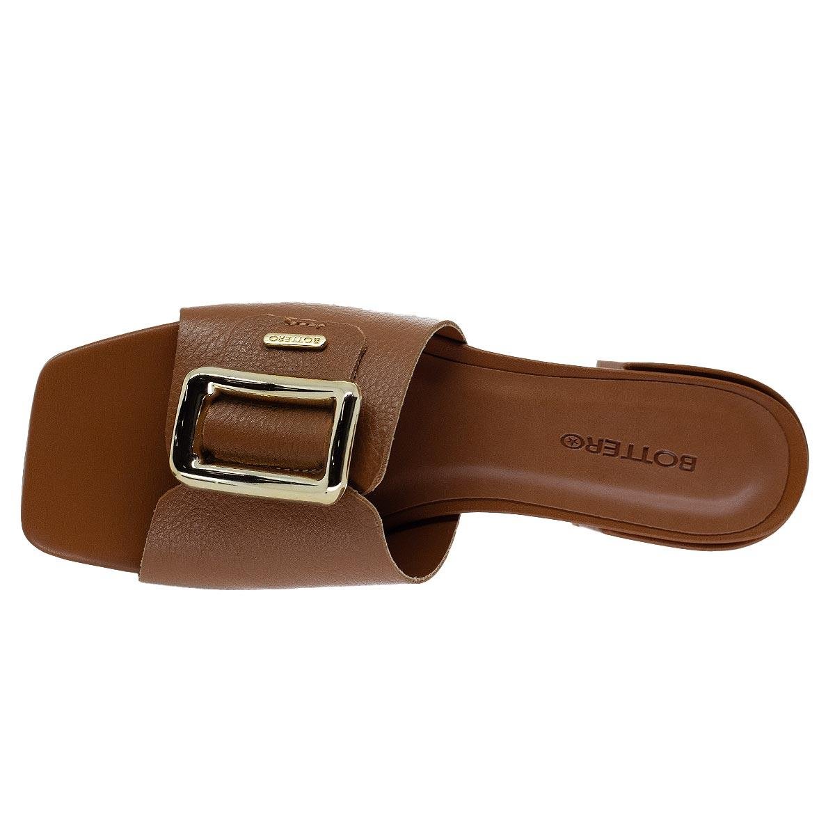 Tamanco Feminina Bottero 3729011 Camel Marrom 3