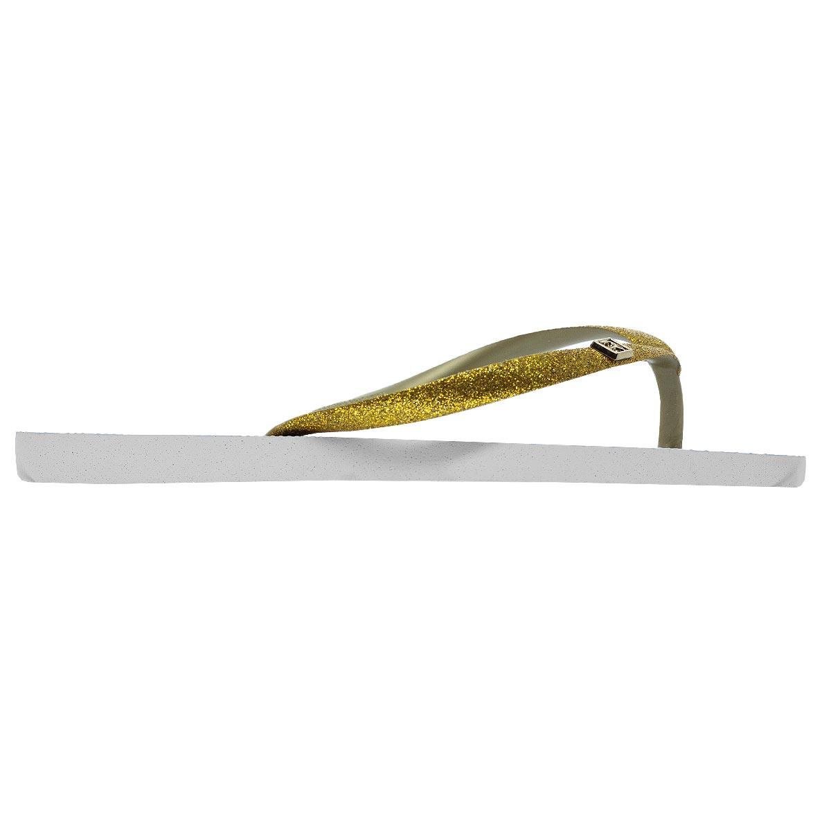 Chinelo feminino Ramarim Glitter Branco Branco 2