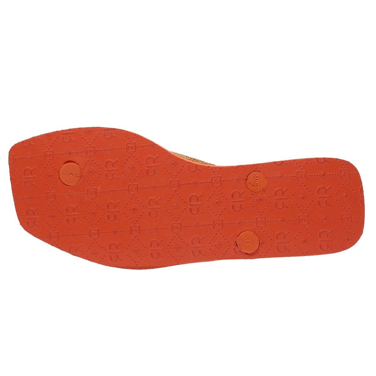 Chinelo feminino Ramarim Glitter laranja Laranja 4