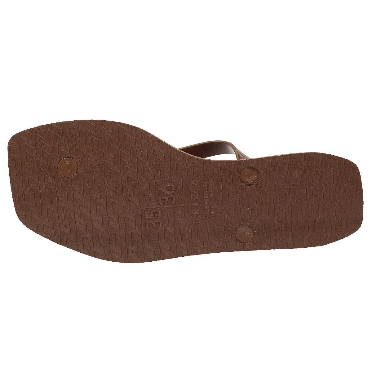 Chinelo Feminino Brizza Z1902702540002 Marrom Marrom 4
