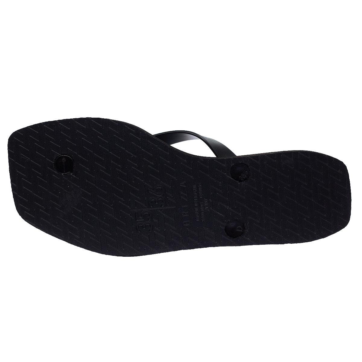 Chinelo Feminino Brizza Z190270254 Preto Preto 4