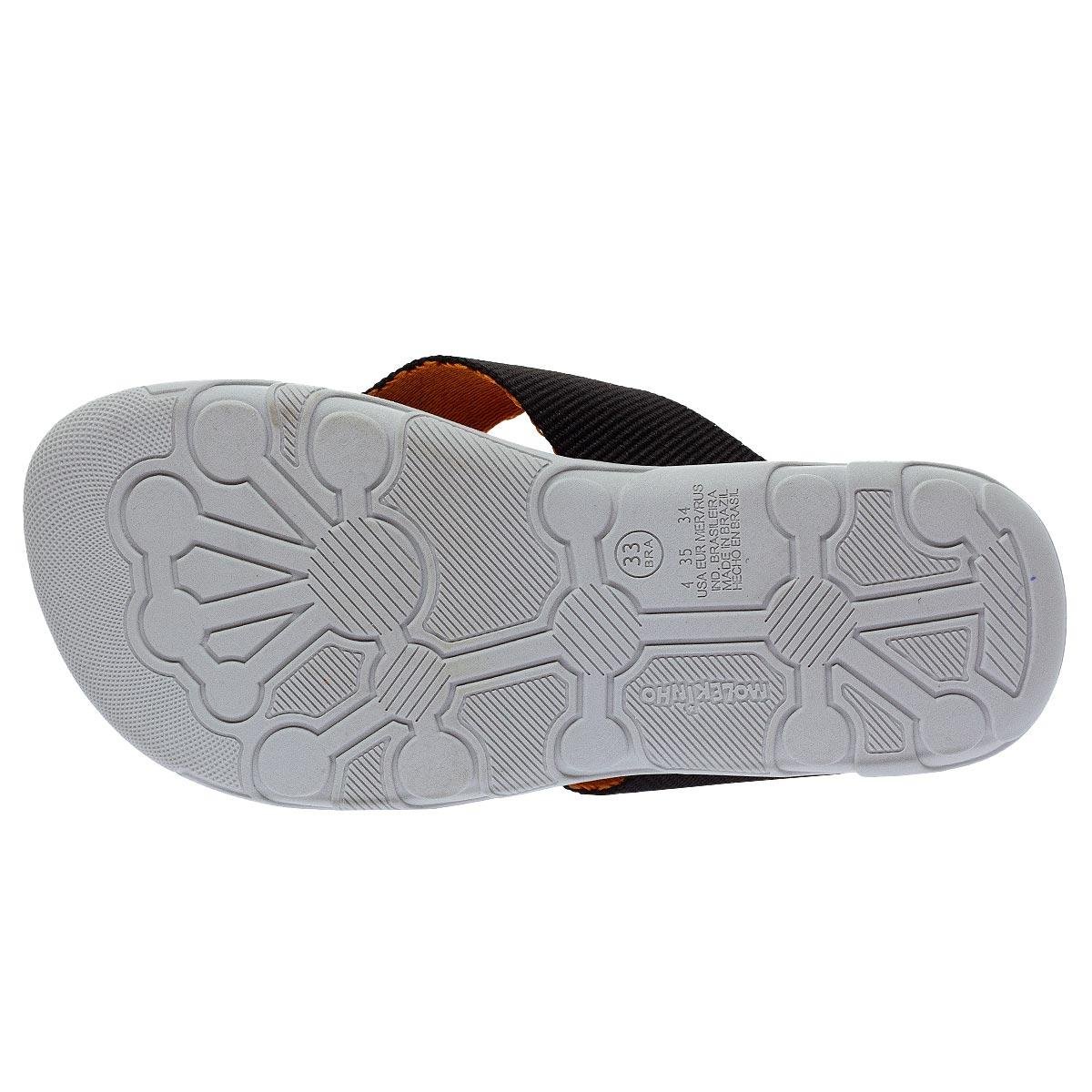 Chinelo Infantil Menino Molekinho 2400.153 Preto Preto 4