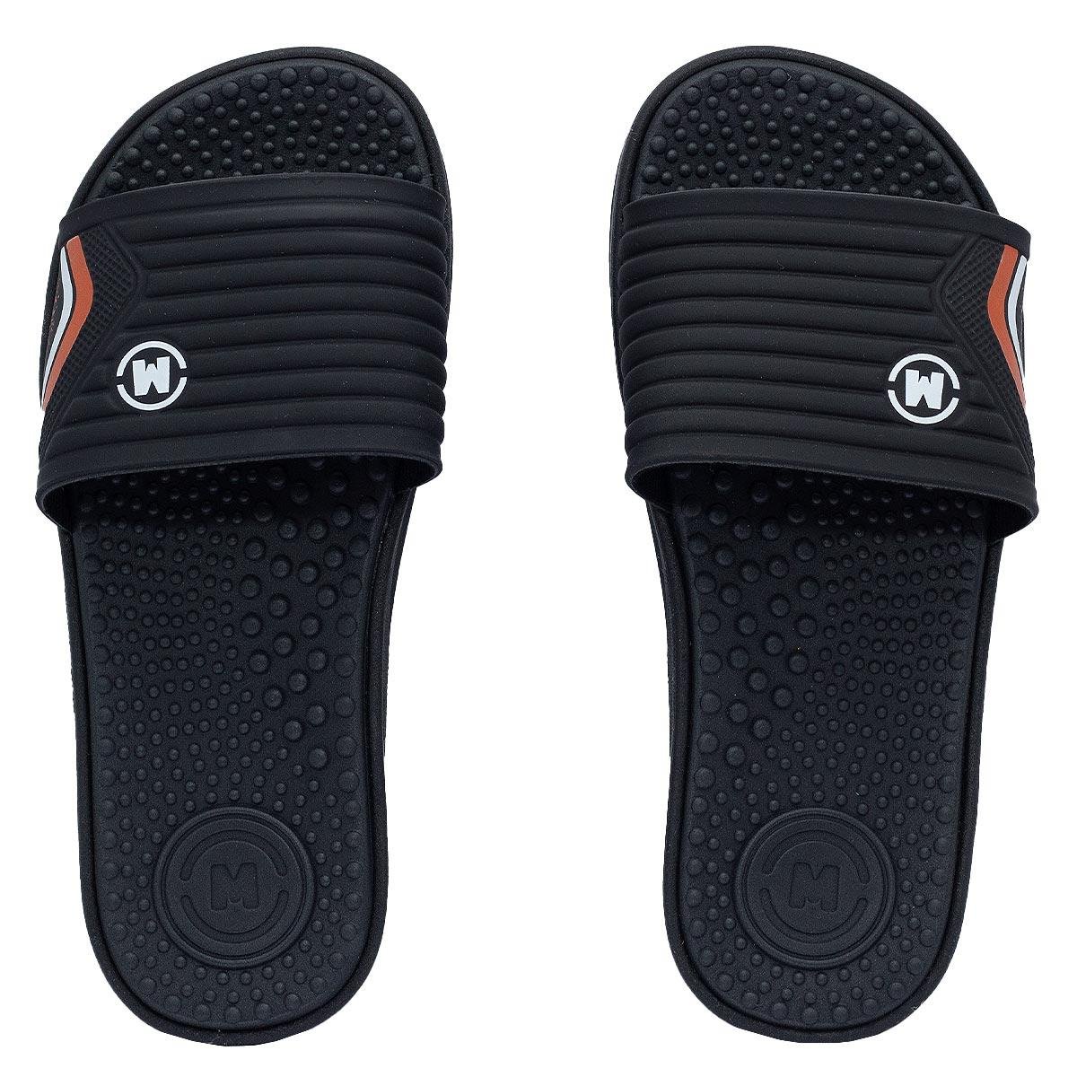 Chinelo Slide Infantil Menino Molekinho 2421.208 Preto