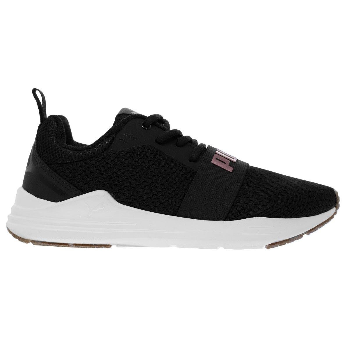 Tênis Esportivo Feminino Wired Run Preto