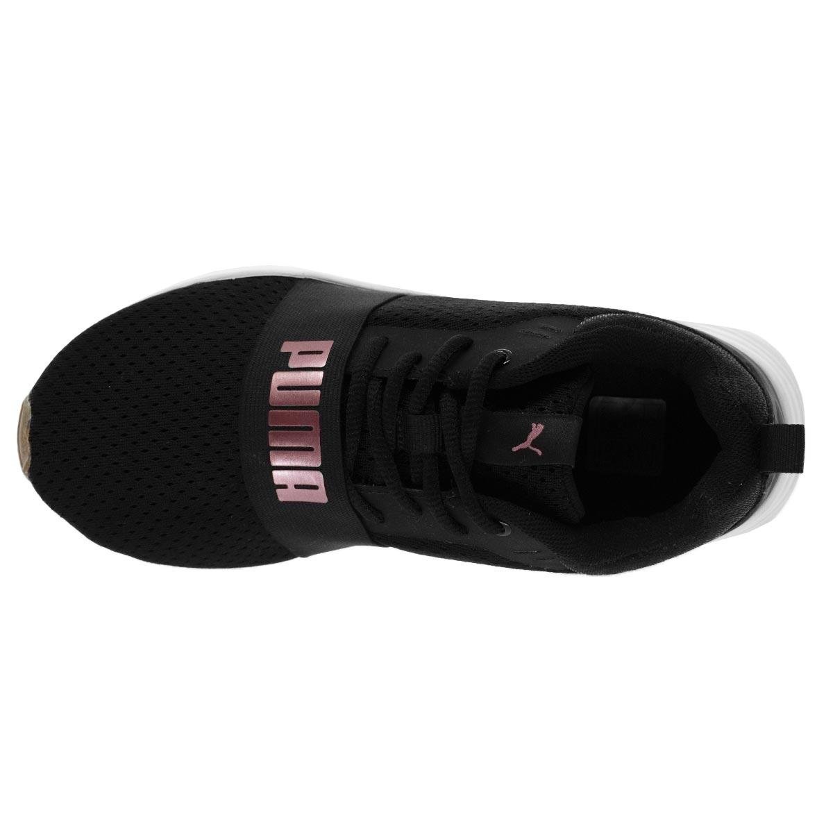Tênis Esportivo Feminino Wired Run Preto Preto 3