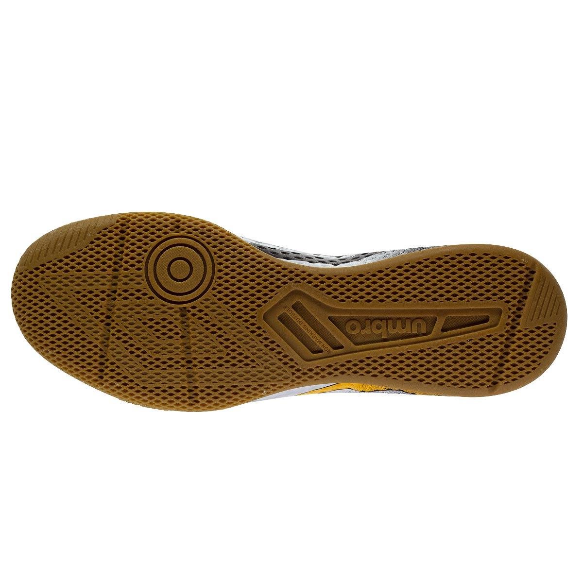 Chuteira Masculina Indoor Umbro Warskin Branca Branco 4