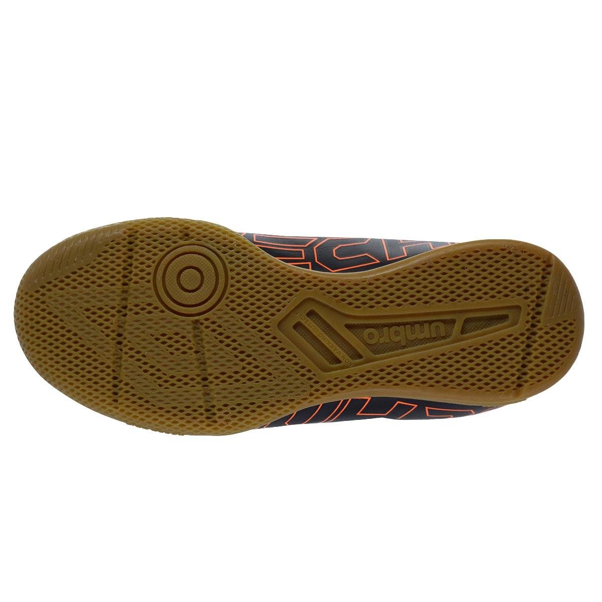 Chuteira Infantil Menino Indoor Umbro Techno JR Preto Preto 4